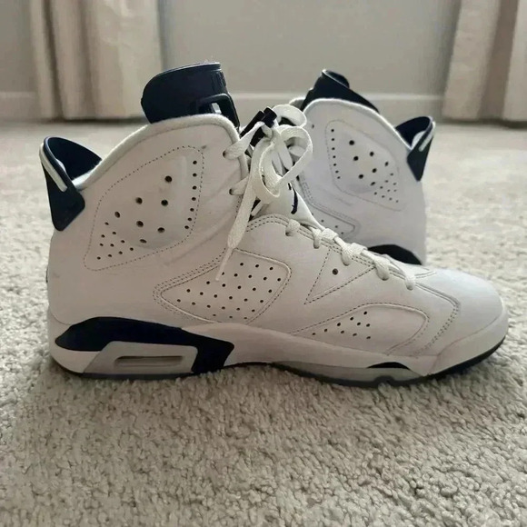 AIR JORDAN 6 RETRO MIDNIGHT NAVY SZ12 DS 100% AUTHENTIC